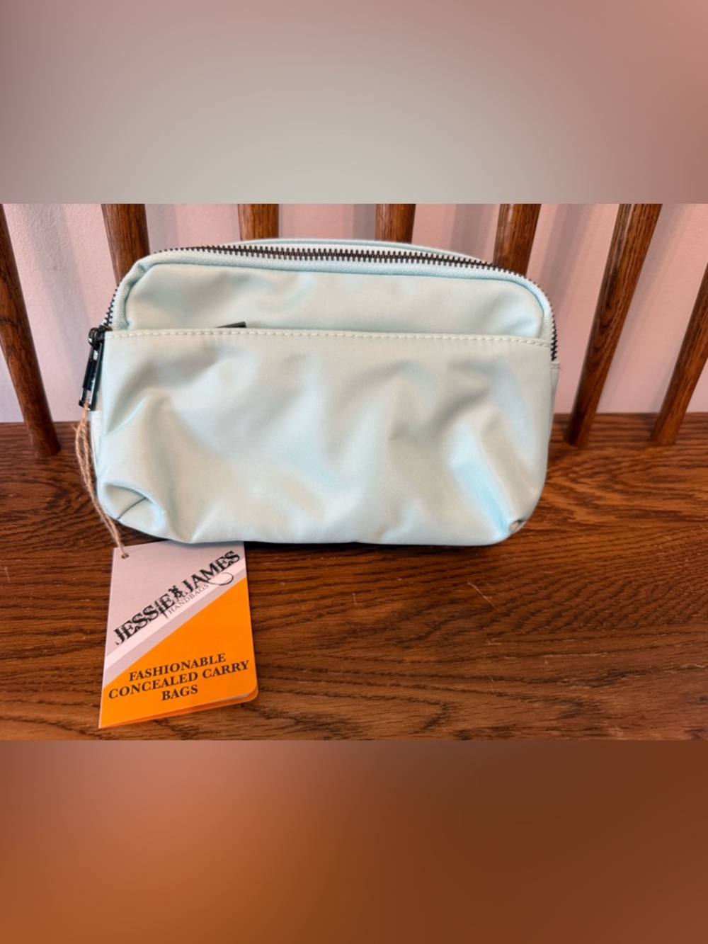 Jessie & James Waimea Concealed Carry Belt Bag Fanny Pack NWT Light Blue
